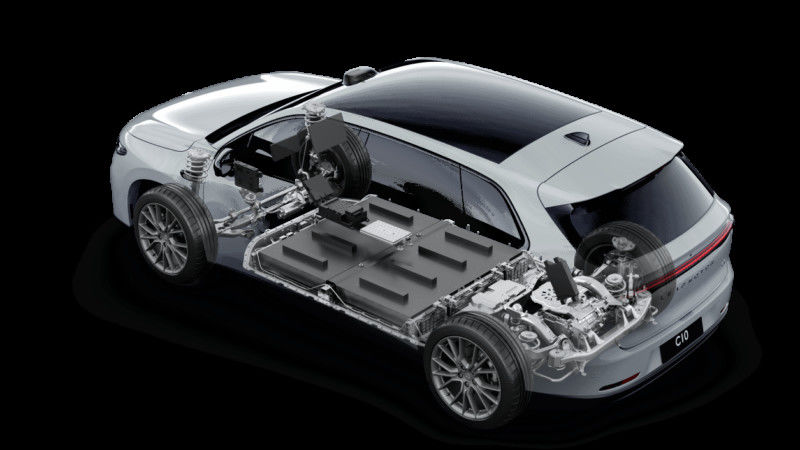 ลีปมอเตอร์ รถยนต์ยนต์ยนต์พลังงานใหม่ 530 กม.